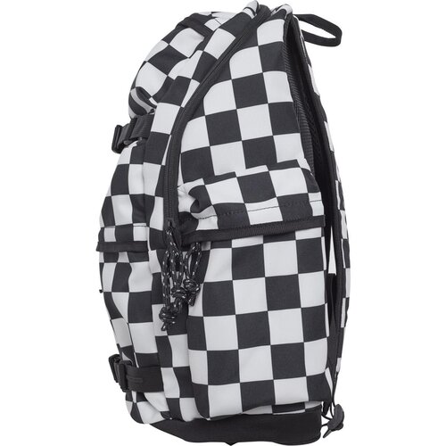 Urban Classics Backpack Checker black & white