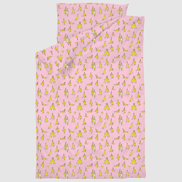 Lousy Livin Bedlinen Pink Banana Blossom