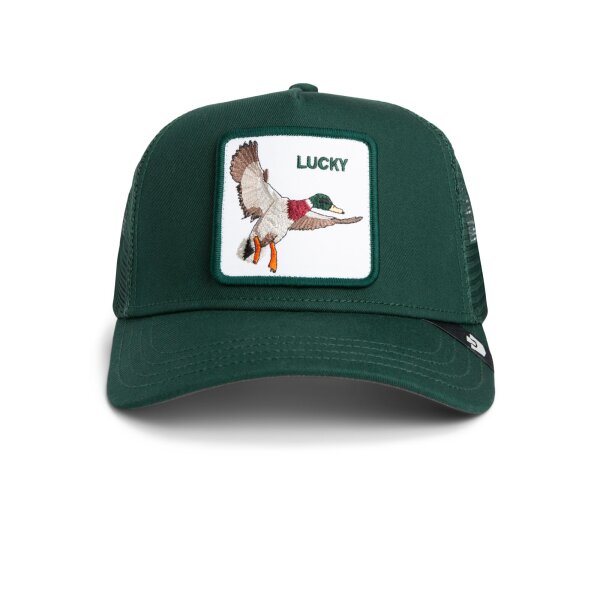Goorin Bros. The Lucky Duck Trucker Cap Original Recipe dark green