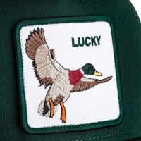 Goorin Bros. The Lucky Duck Trucker Cap Original Recipe dark green