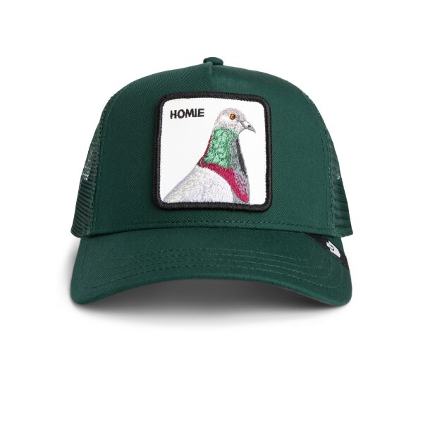Goorin Bros. The Homie Pigeon Trucker Cap Original Recipe dark green