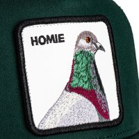 Goorin Bros. The Homie Pigeon Trucker Cap Original Recipe dark green