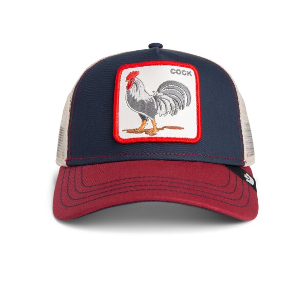 Goorin Bros. Rooster Trucker Cap Original Recipe navy/burgundy red