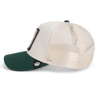 Goorin Bros. Bulletproof Trucker Cap Original Recipe Sport creem/dark green