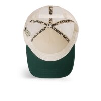 Goorin Bros. Bulletproof Trucker Cap Original Recipe Sport creem/dark green