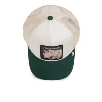 Goorin Bros. Bulletproof Trucker Cap Original Recipe Sport creem/dark green