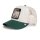 Goorin Bros. Bulletproof Trucker Cap Original Recipe Sport creem/dark green