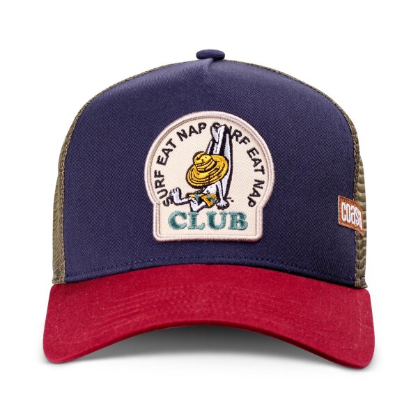Coastal  HFT Trucker Cap Nap Club "navy/white"