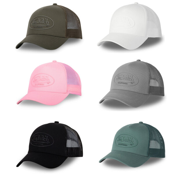 Von Dutch Originals Trucker Cap - CALIFORNIA Twill Rubber T/T