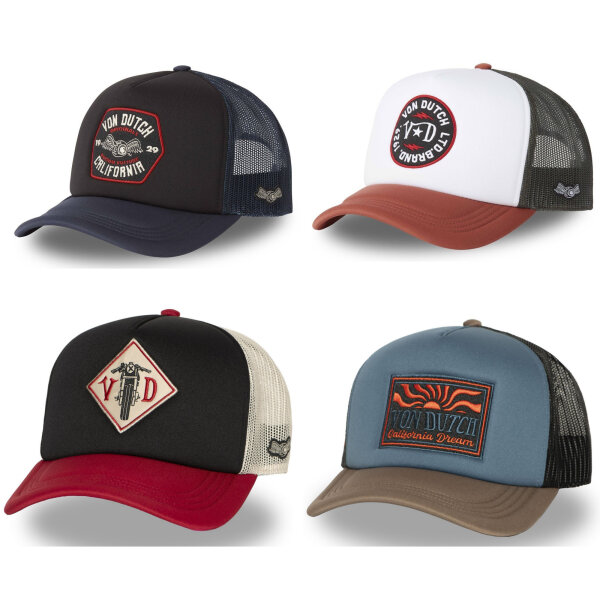 Von Dutch Originals Foam Trucker Cap - CALIFORNIA LTD. BRAND 1929 EYE SUN MOTORCYCLE