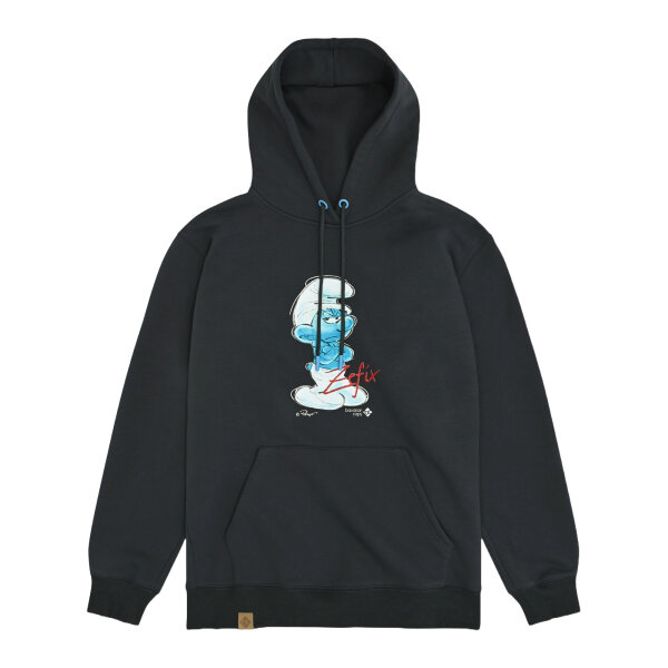 Bavarian Caps Hoodie "Muffi, Zefix" - dunkelgrau