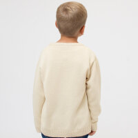 Bavarian Caps Strickpulli "Tierfest" - beige (Kinder)