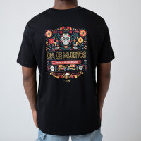 Bavarian Caps T-Shirt "Dia de muertos" - schwarz