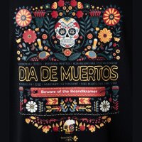 Bavarian Caps T-Shirt "Dia de muertos" - schwarz