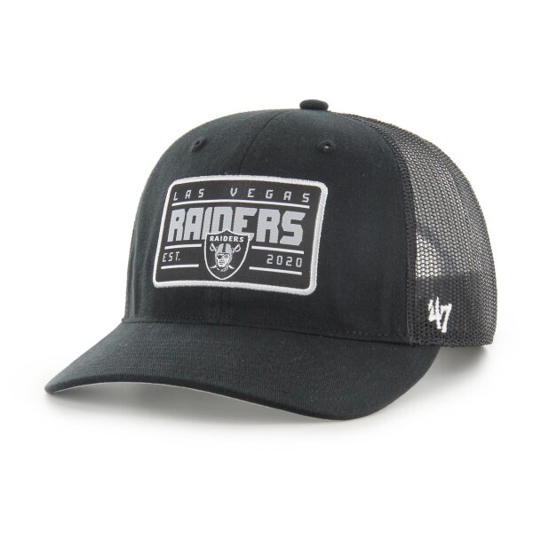 47 Brand NFL Cap LAS VEGAS RAIDERS 47 Hardline Trucker RF Black
