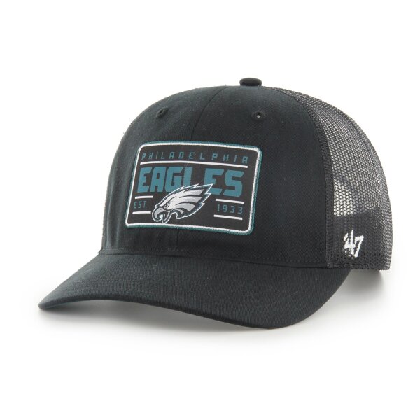 47 Brand NFL Cap PHILADELPHIA EAGLES 47 Hardline Trucker RF Black