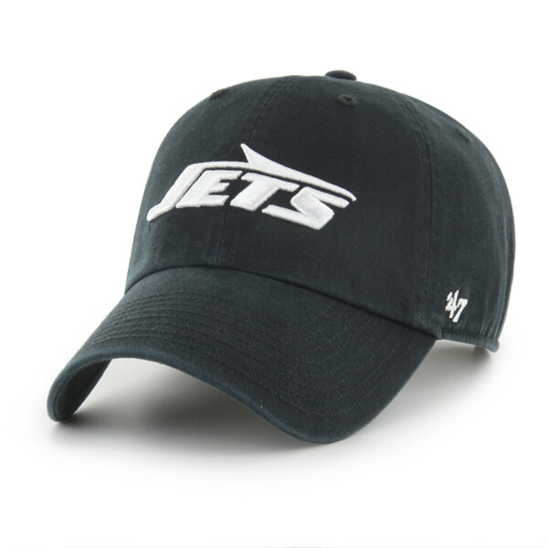 47 Brand NFL Cap New York Jets 47 CLEAN UP Black