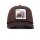 Goorin Bros. Porcupine 100 - ALL OVER CANVAS Trucker Cap dark brown