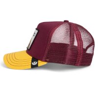 Goorin Bros. The Real Talk Owl Trucker Cap - DESIRE / BEAM - Maroon Red Yellow