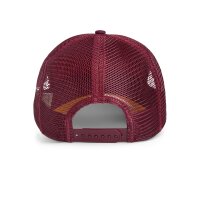 Goorin Bros. The Real Talk Owl Trucker Cap - DESIRE / BEAM - Maroon Red Yellow