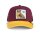 Goorin Bros. The Real Talk Owl Trucker Cap - DESIRE / BEAM - Maroon Red Yellow