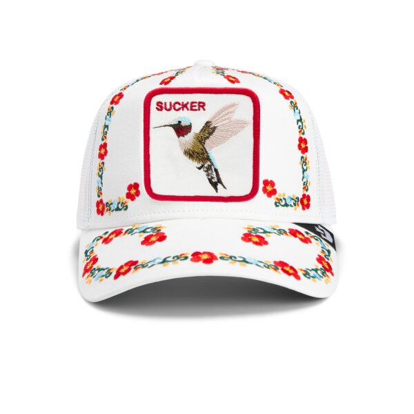 Goorin Bros. Trucker Cap - Necessary Nectar - Flora Fauna White