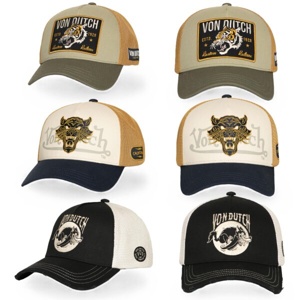 Von Dutch Originals Trucker Cap - PREMIUM - Animimal Patch