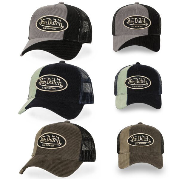 Von Dutch Originals Trucker Cap - Corduroy Cut - Mesh