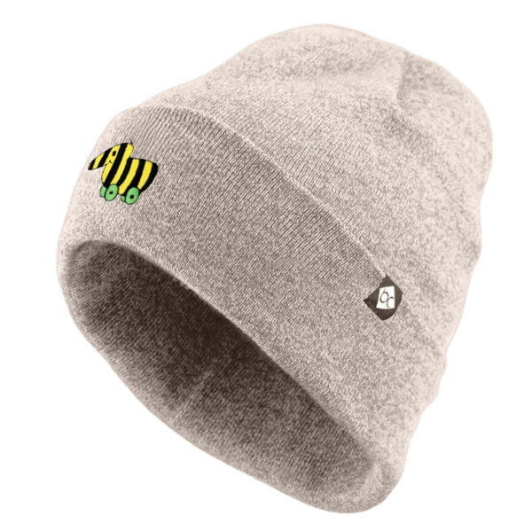 Bavarian Caps Stick-Haum "Janosch: Tigerente" - beige