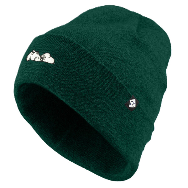 Bavarian Caps Stick-Haum "Peanuts: Snoopy" - dunkelgrün