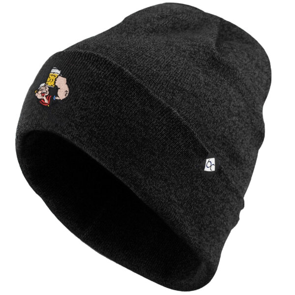 Bavarian Caps Stick-Haum "Popeye" - schwarz