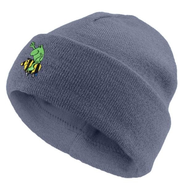 Bavarian Caps Kinder Stick-Haum "Janosch: Tigerententaxi" - blaugrau