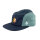 Bavarian Caps  "Kastanienlaub" - blaugrün (5-Panel Hat)