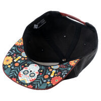 Bavarian Caps  "Dia de muertos" - schwarz (Snapback Kappe)