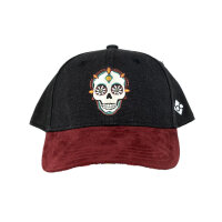 Bavarian Caps  "Dia de muertos" - schwarz (Curved)
