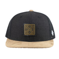 Bavarian Caps  "Kreizweis" - schwarzgrau...