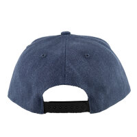 Bavarian Caps  "Edelweiß: Filzapplique" - dunkelblau (Snapback Kappe)