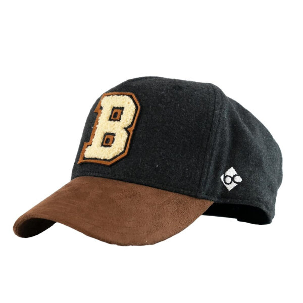 Bavarian Caps "B" - dunkelgrau (Curved)