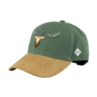Bavarian Caps "Waldhirsch" - dunkelgrün...