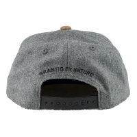 Bavarian Caps "Grantig by nature" - dunkelgrau (Snapback Kappe) V2