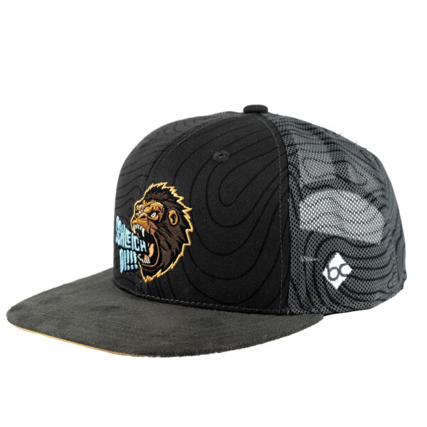 Bavarian Caps "King Kong: Schleich di" - schwarz (Snapback Kappe)