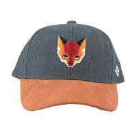 Bavarian Caps "Waldfuchs" - dunkelgrau (Kinder...