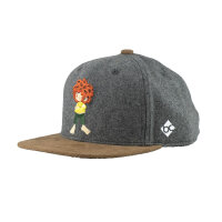 Bavarian Caps "Grantig by nature" - dunkelgrau...