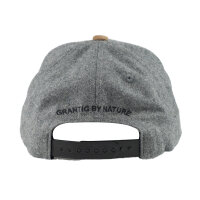 Bavarian Caps "Grantig by nature" - dunkelgrau (Kinder Curved Kappe) V2