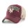 47 Brand MLB New York Yankees TUSCALOOSA 47 CLEAN UP Cap Dark Maroon