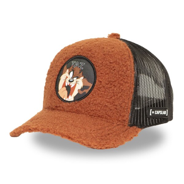 CAPSLAB Trucker Cap - LOONEY TUNES TAZ - Fur