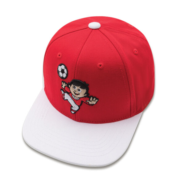 koaa - Mainzelmännchen "Fritzchen am Ball" - Snapback Cap red/white