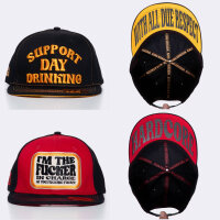 King Kerosin Herren Flat Snapback Cap