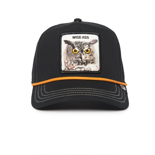 Goorin Bros. Wise Owl 100 ALL OVER CANVAS Snapback Cap - Black