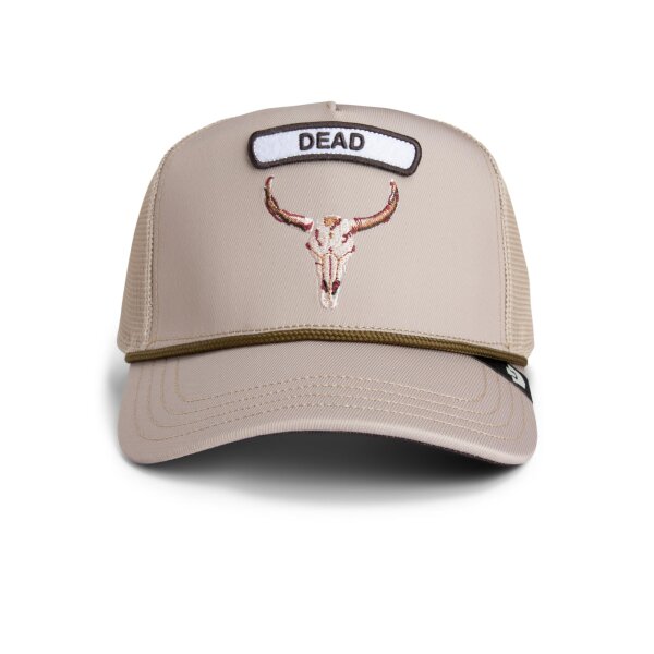 Goorin Bros. GB2 Skull Trucker Cap - BISCUIT - Taupe